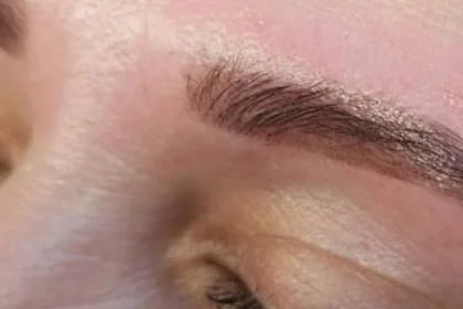 Dezelfde wenkbrauw na de browlamination